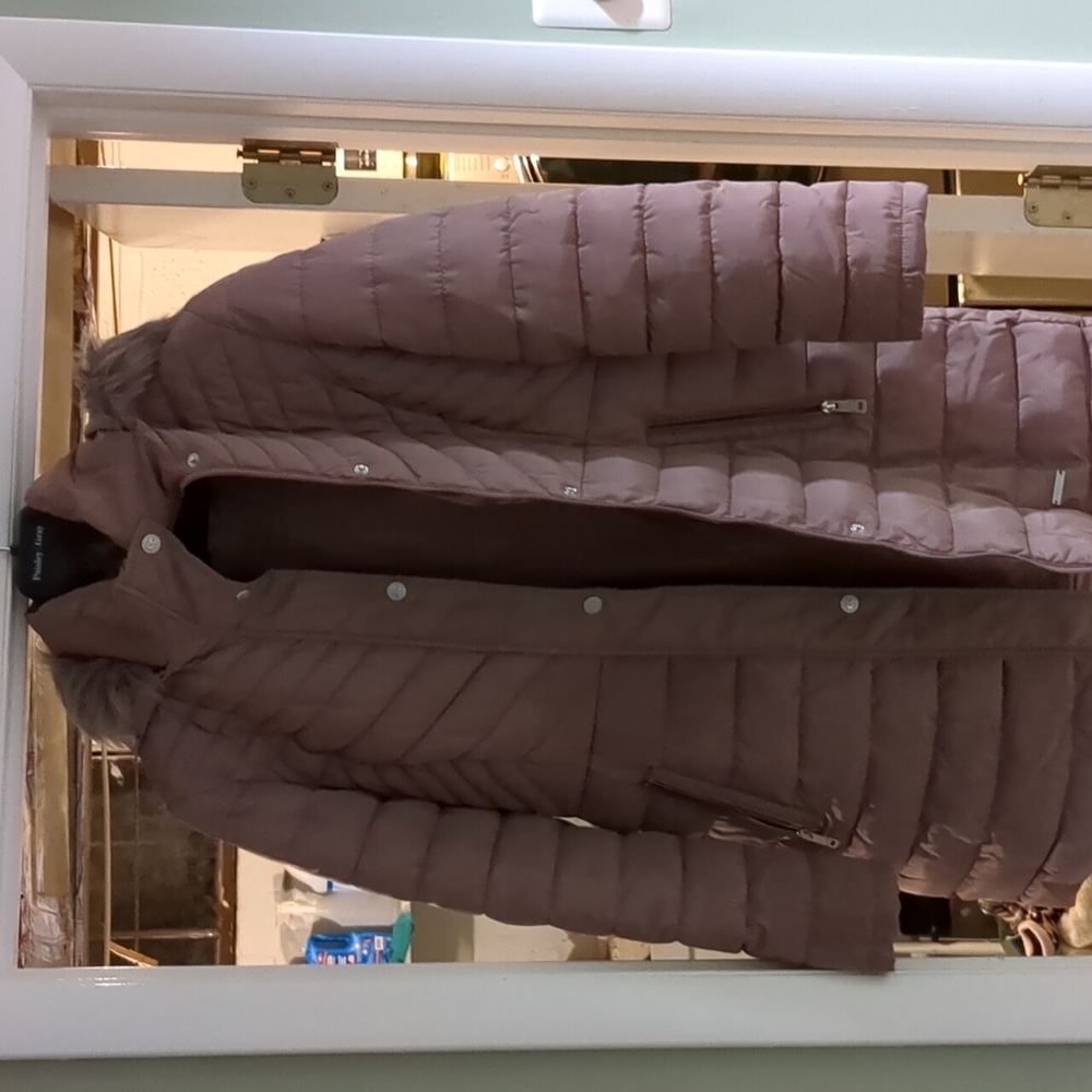 Kenneth Cole NY pink parka